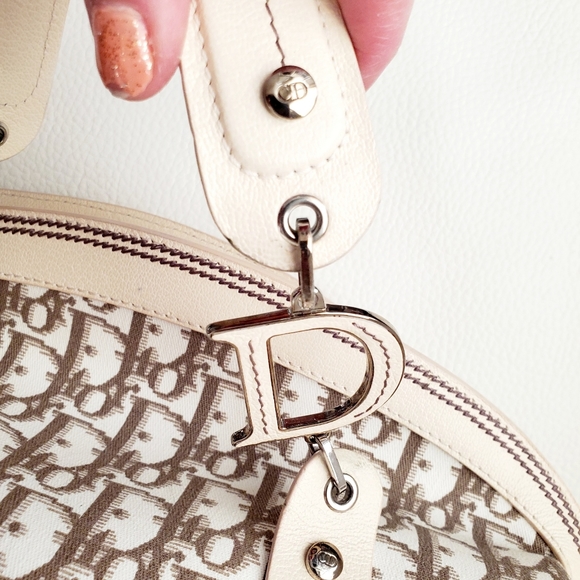 DIOR - Floral Embroidered Trotter Satchel & Clogs - Picture 15 of 16